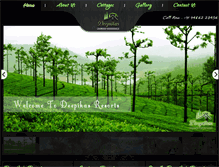 Tablet Screenshot of deepikasresorts.com